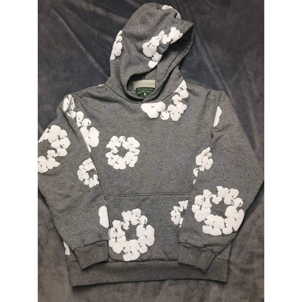 Denim Tears Cotton Wreath Hoodie Grey Size S The Cotton Wreath Sweatshirt